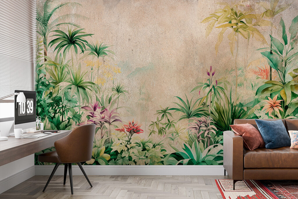 Painting of plants and flowers Painting of plants and flowers