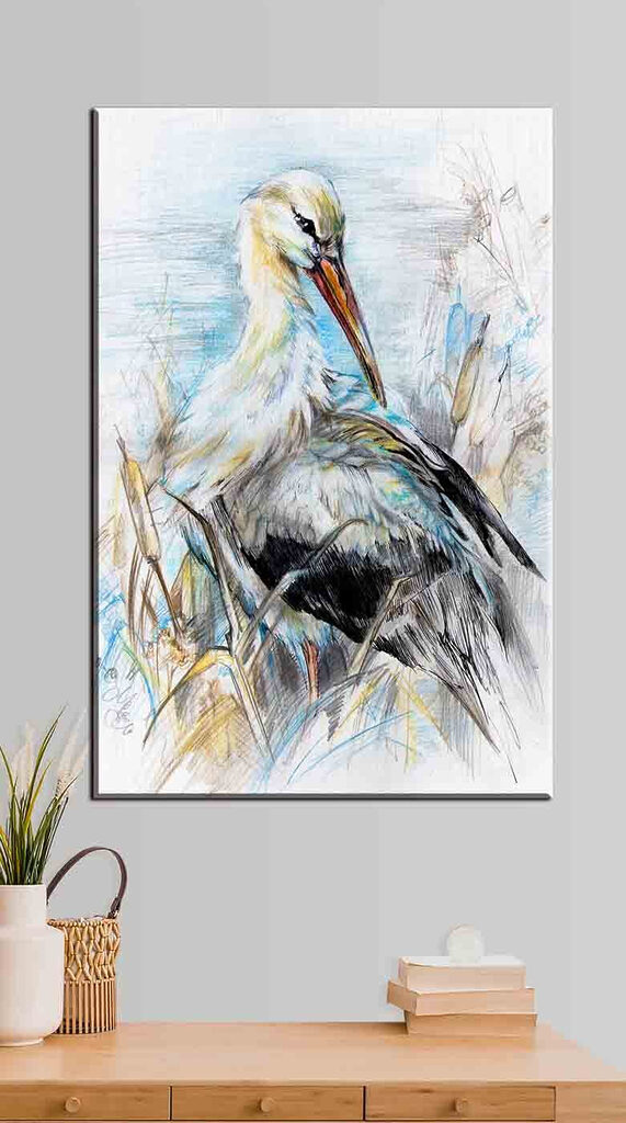 Drawing of a bird