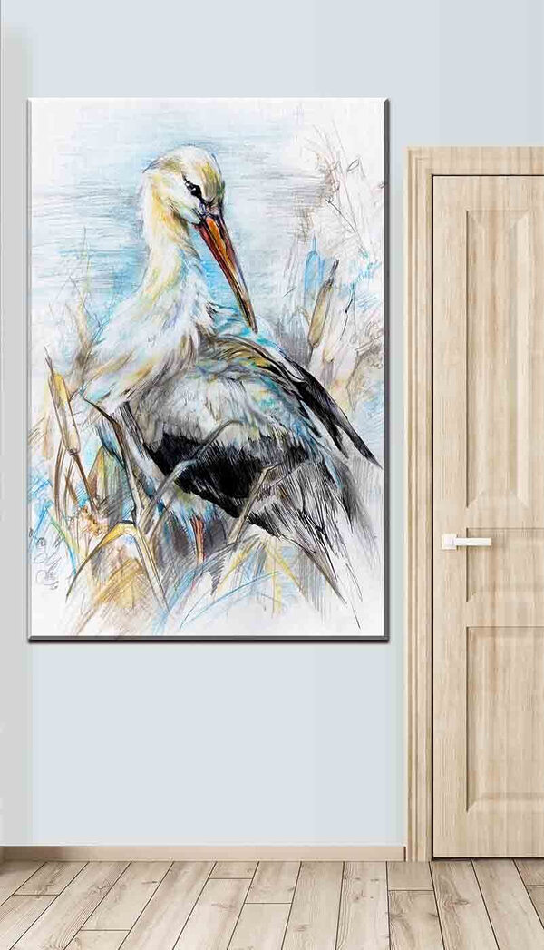 Drawing of a bird Drawing of a bird