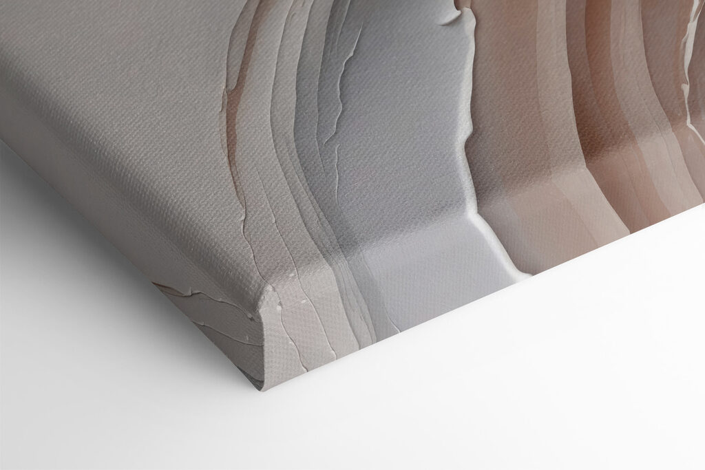 Close up of a painting