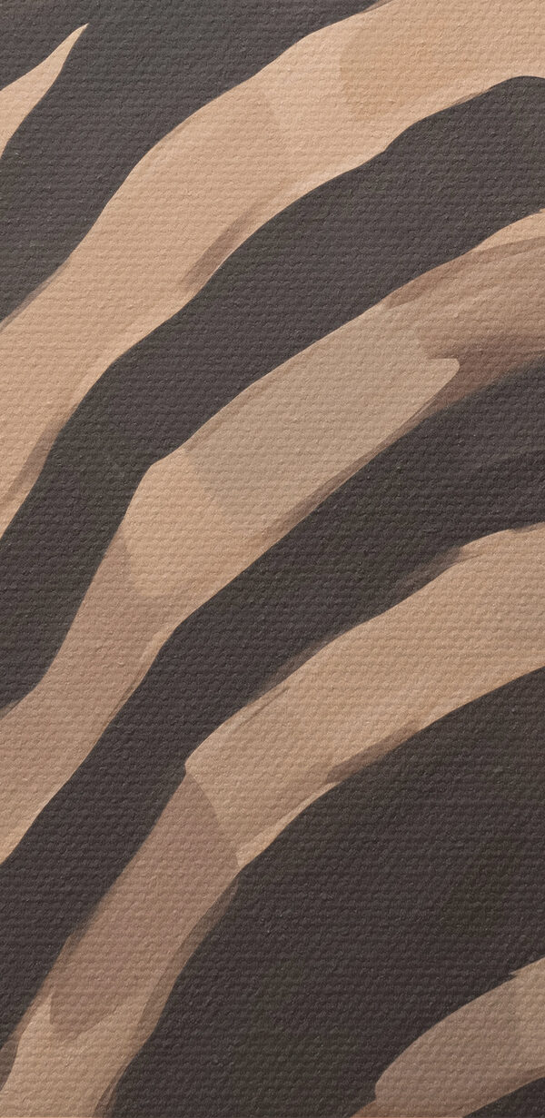 Woman wrapped in a striped blanket Woman wrapped in a striped blanket
