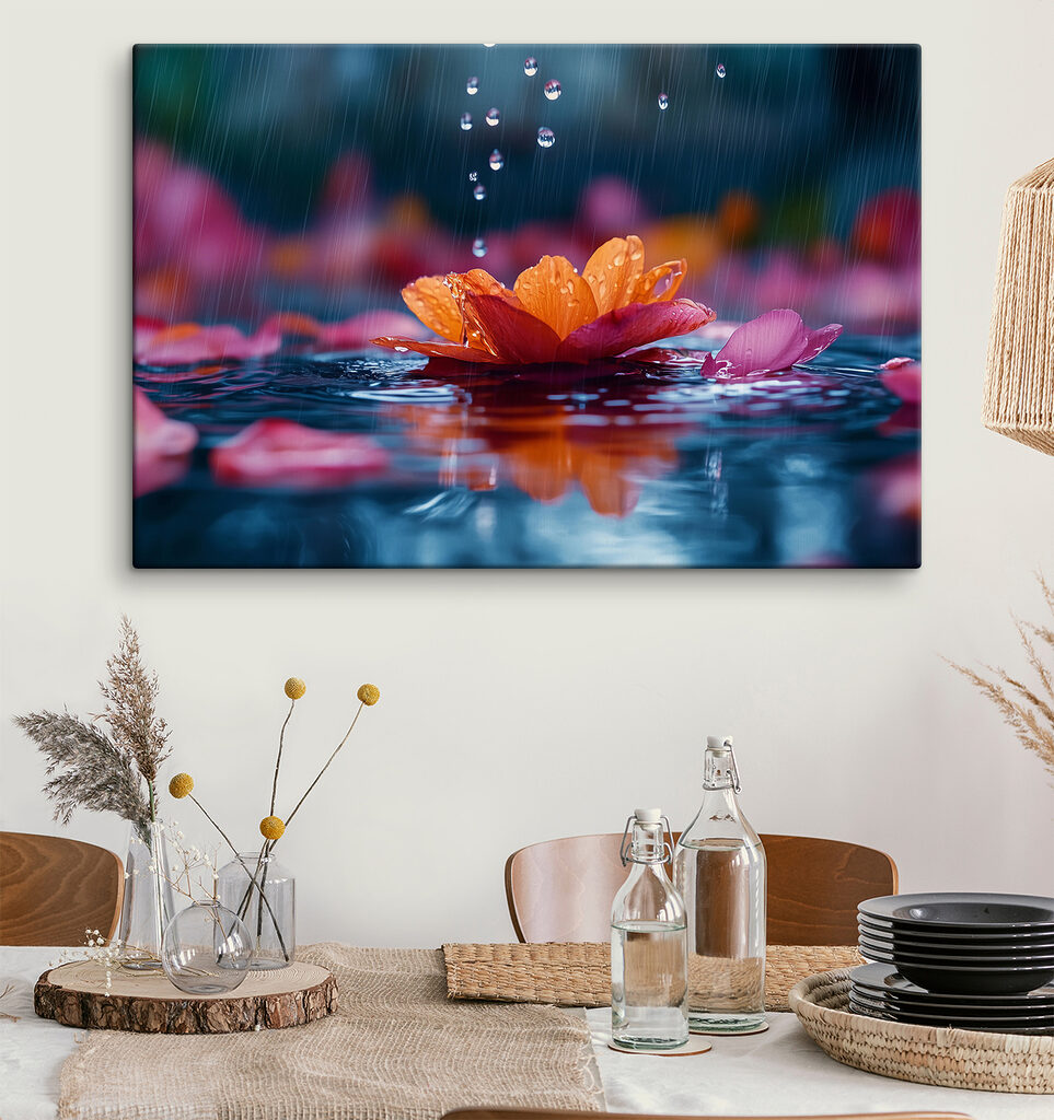Flower in the water