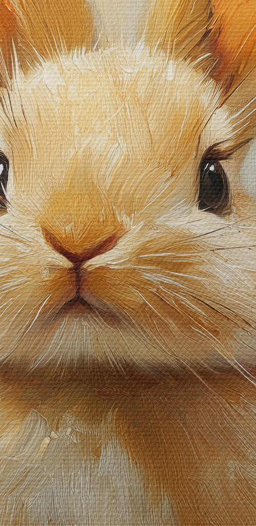 Close up of a rabbit