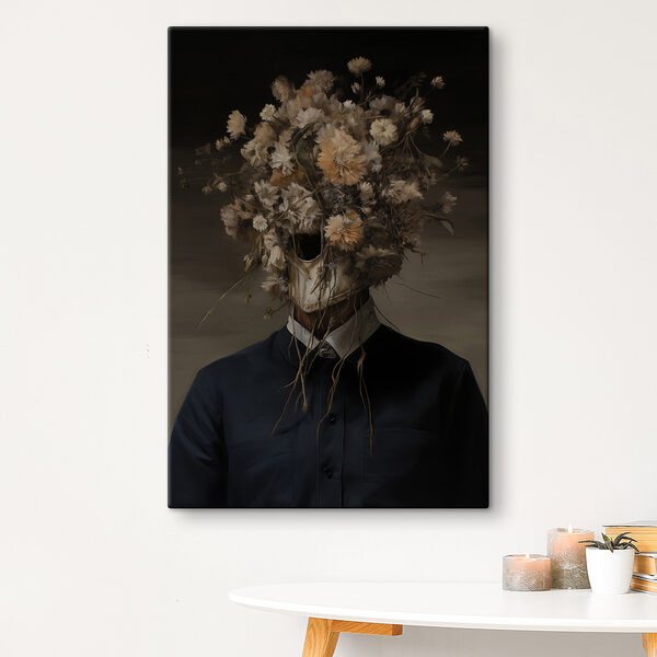 Person with flowers on their head Person with flowers on their head