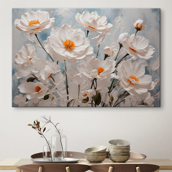 Group of white flowers