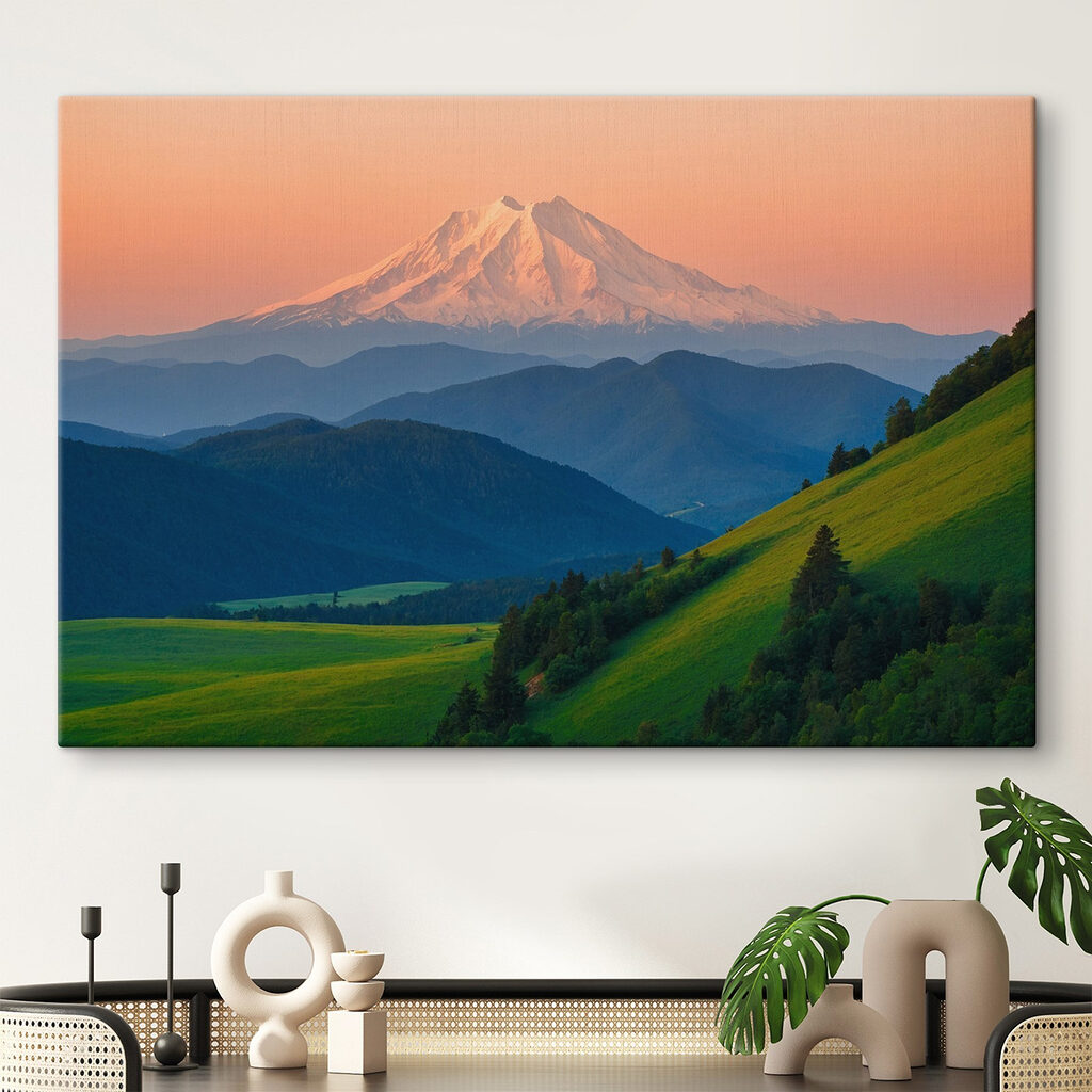 Mountain in the distance