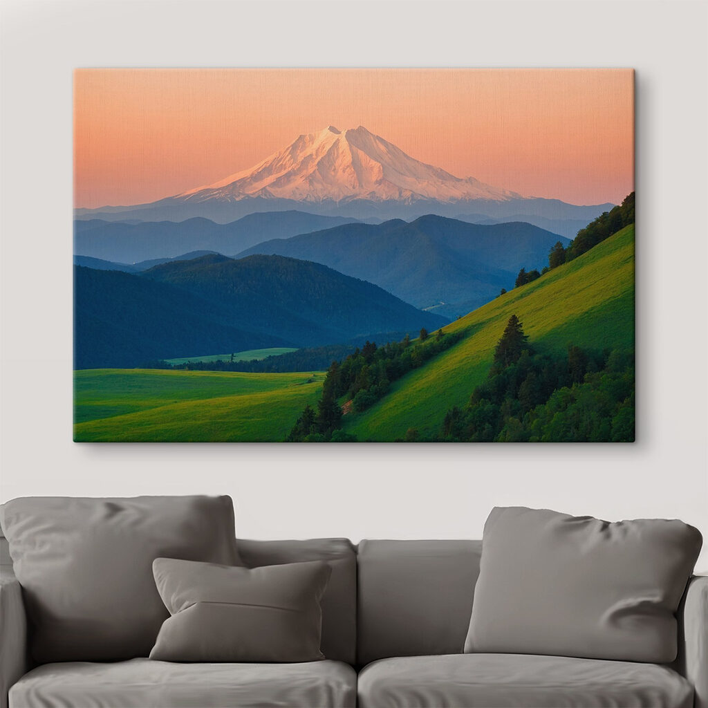 Mountain in the distance