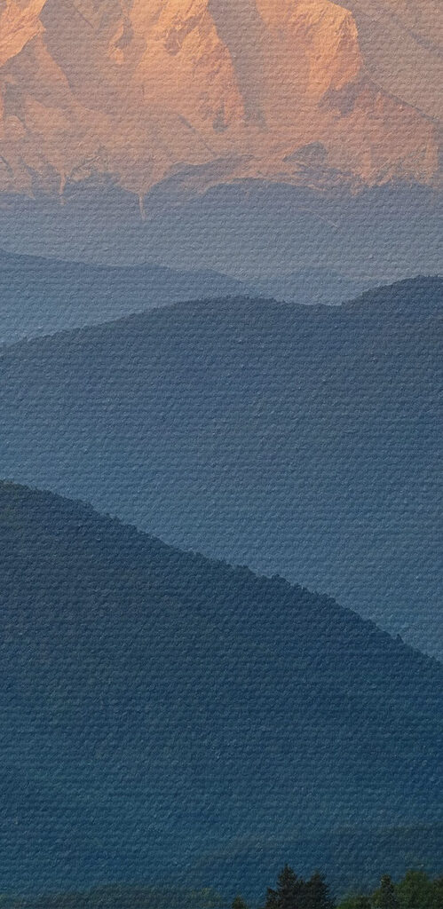 Mountain in the distance