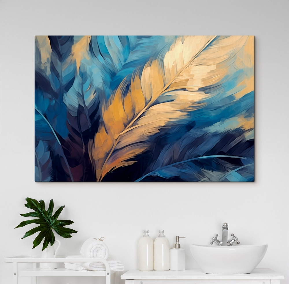 Colorful leaves in a dreamy style Colorful leaves in a dreamy style
