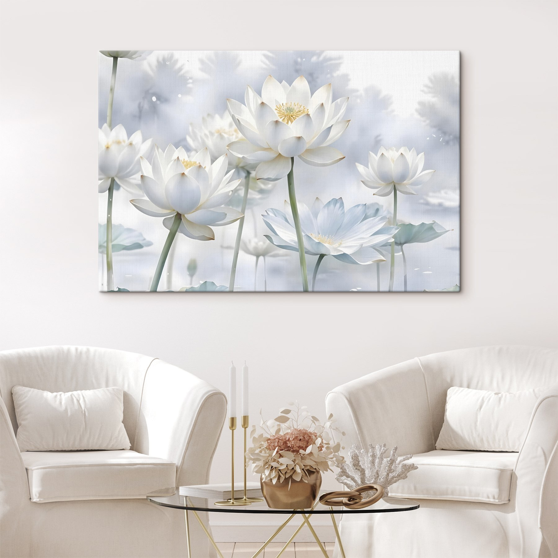 Group of white flowers Group of white flowers