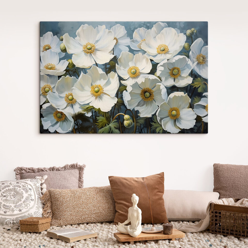 Group of white flowers