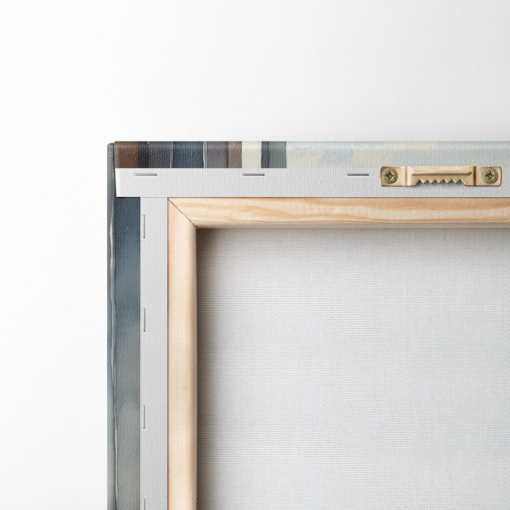 Watercolor painting of flowers and fruits on a table in front of a window Watercolor painting of flowers and fruits on a table in front of a window