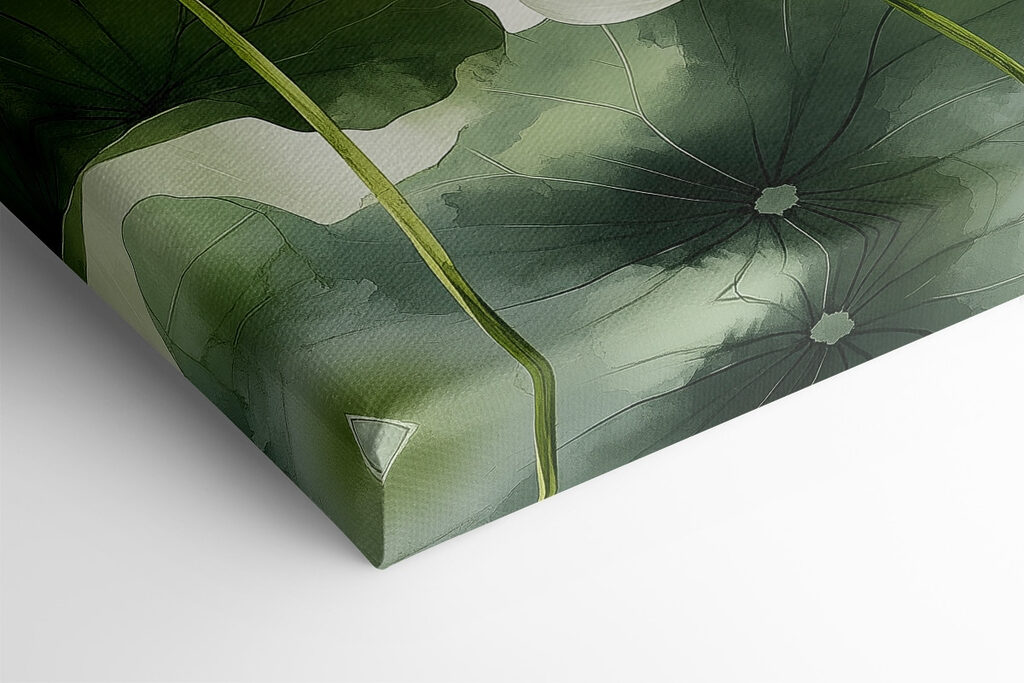 Group of white flowers with green leaves