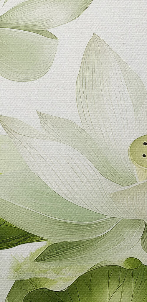 Group of white flowers with green leaves
