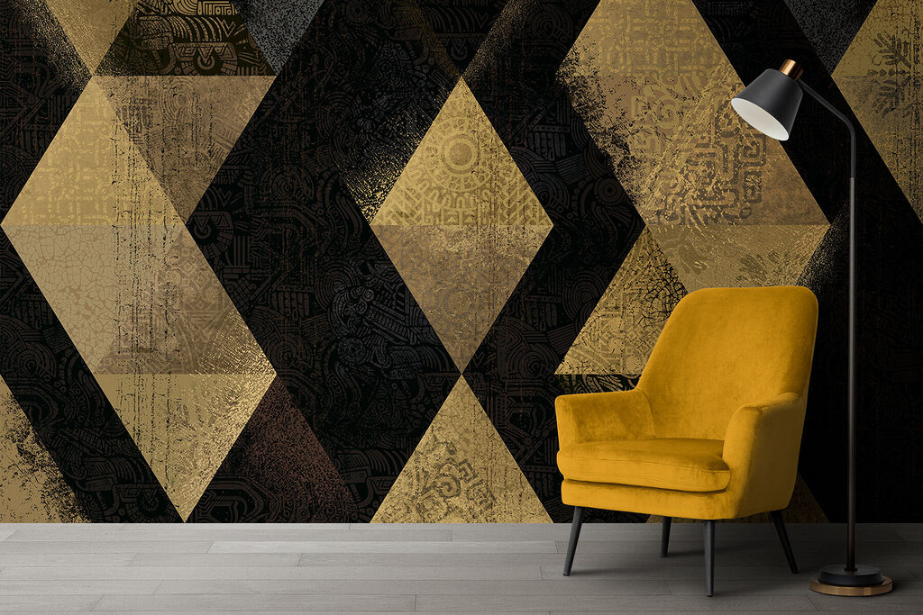 Mosaic of Luminous Triangular Patterns