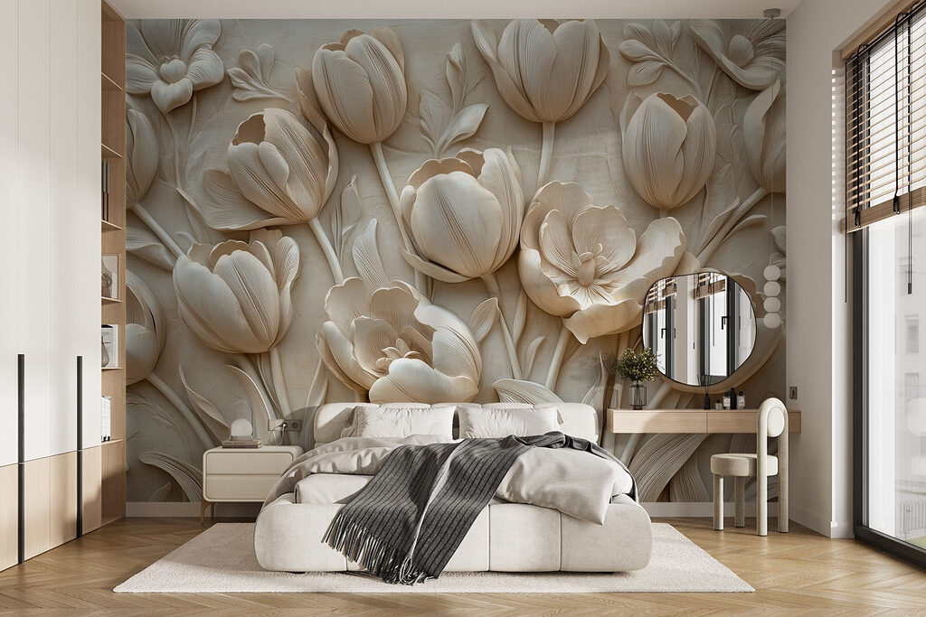 Group of white flowers Group of white flowers