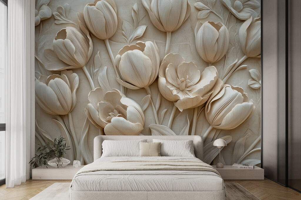 Group of white flowers Group of white flowers