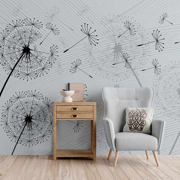 Dandelion seeds dancing in the breeze Dandelion seeds dancing in the breeze