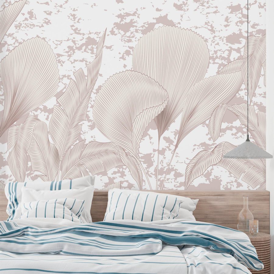 Elegant leaves in muted hues Elegant leaves in muted hues