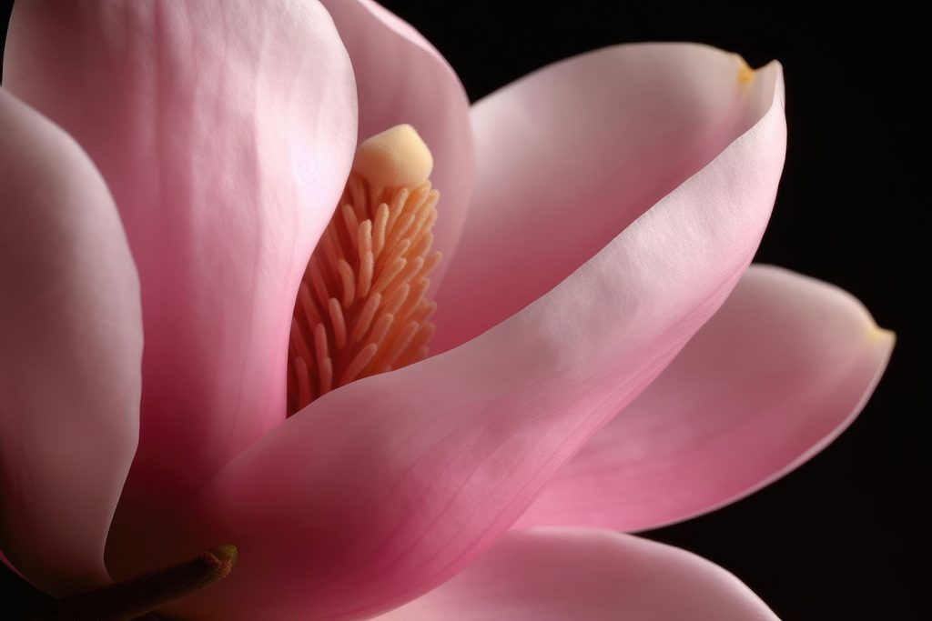 Pink petals embrace delicate core Pink petals embrace delicate core