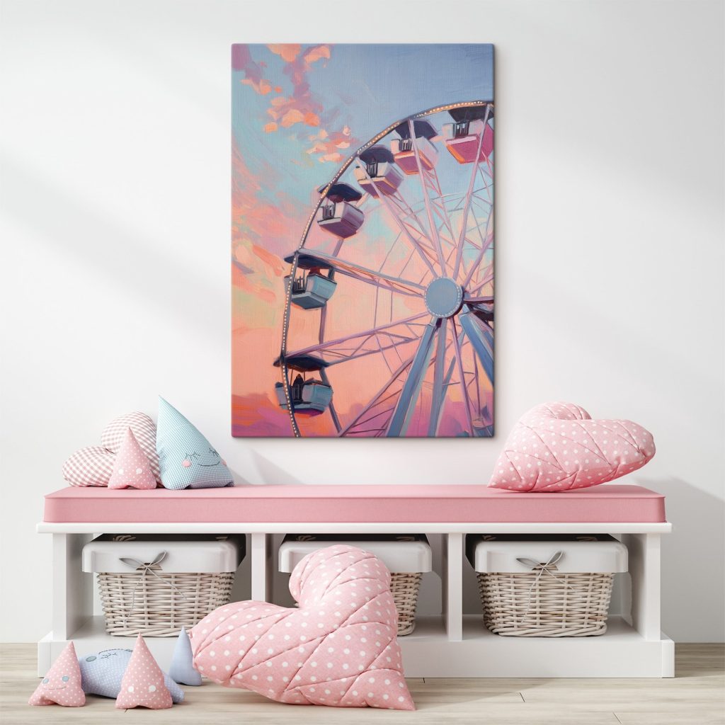 Ferris wheel with seats Ferris wheel with seats