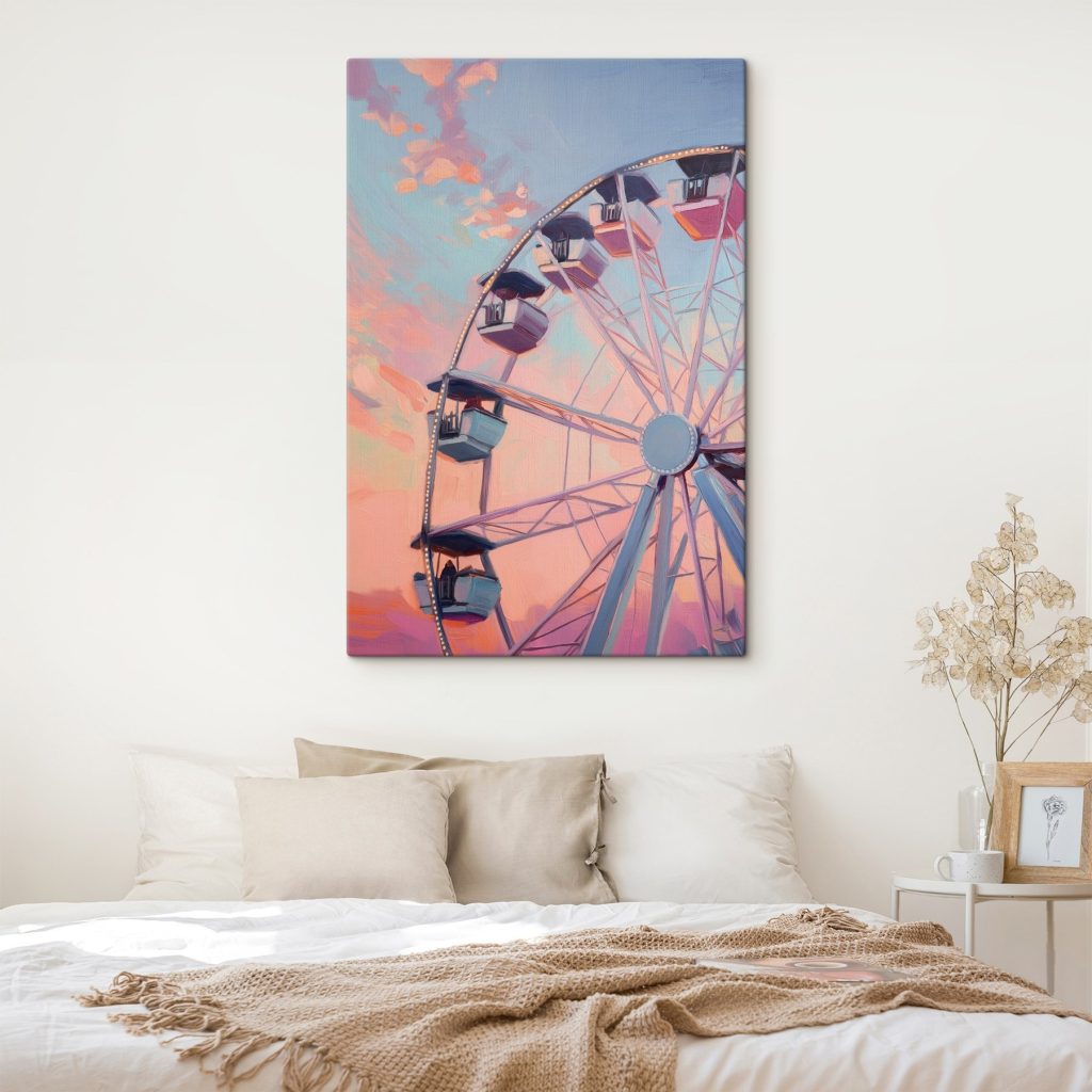 Ferris wheel with seats Ferris wheel with seats