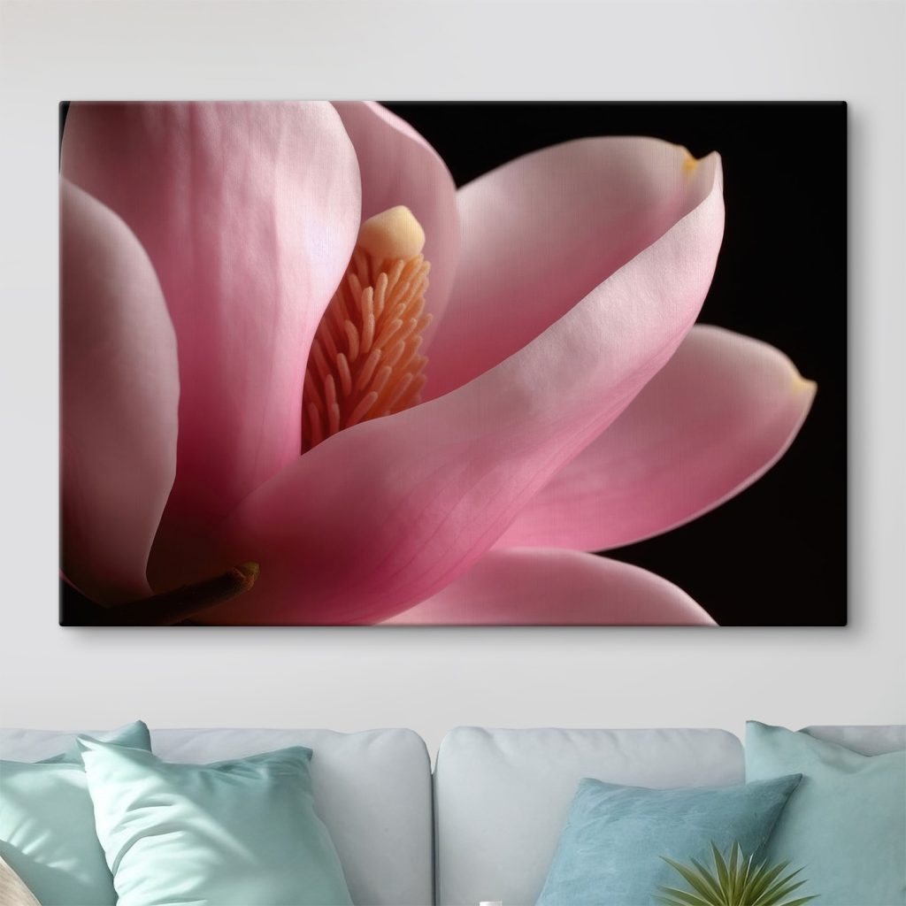 Pink petals embrace delicate core Pink petals embrace delicate core