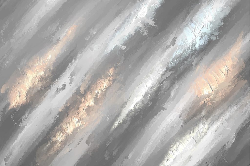 Brushstrokes of light and shadow