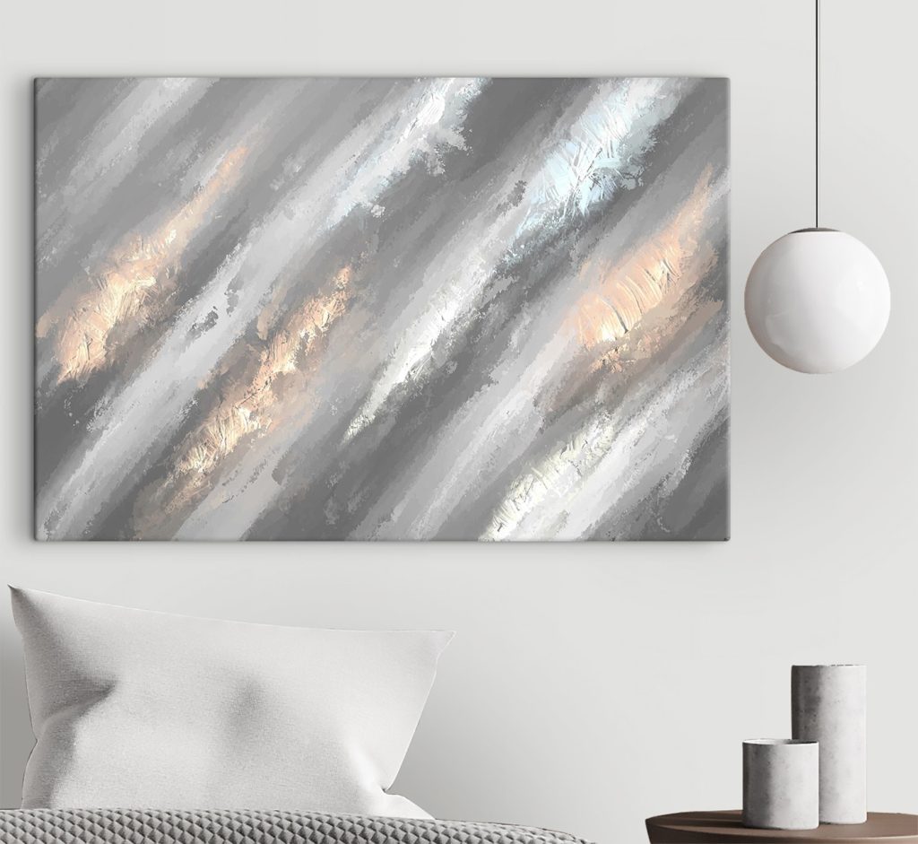 Brushstrokes of light and shadow