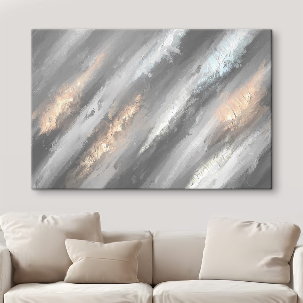Brushstrokes of light and shadow