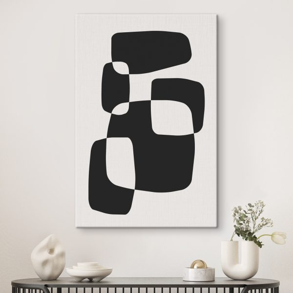 Black and white image of squares Black and white image of squares