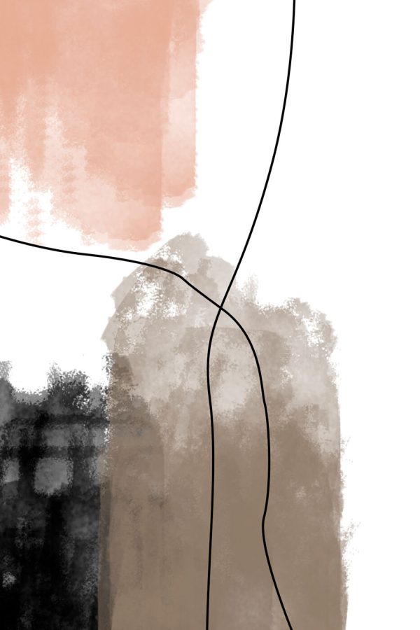 Black line on a white background Black line on a white background