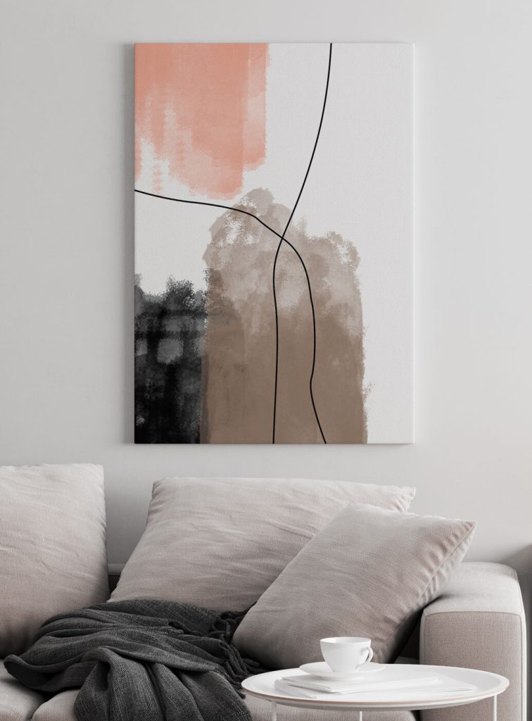 Black line on a white background Black line on a white background