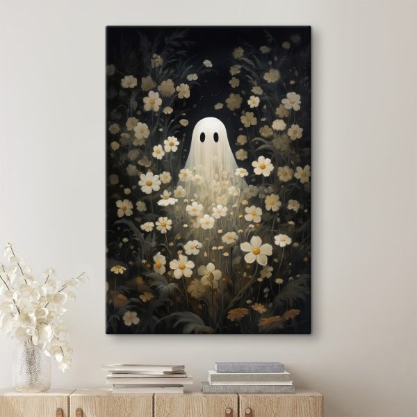 Ghost in a field of flowers Ghost in a field of flowers