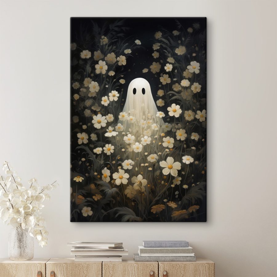 Ghost in a field of flowers Ghost in a field of flowers
