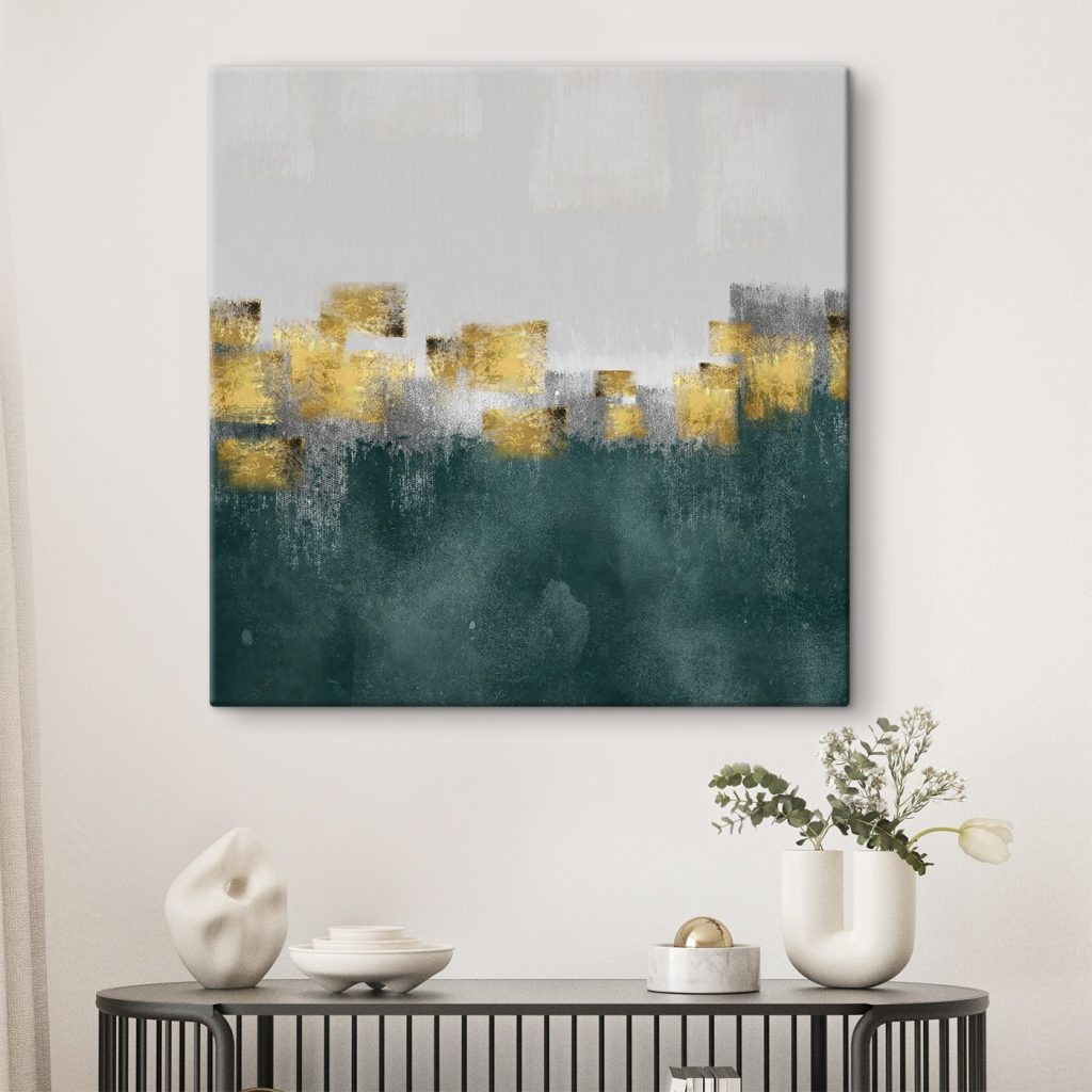 Painting of a city Painting of a city
