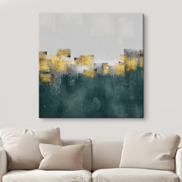Painting of a city Painting of a city