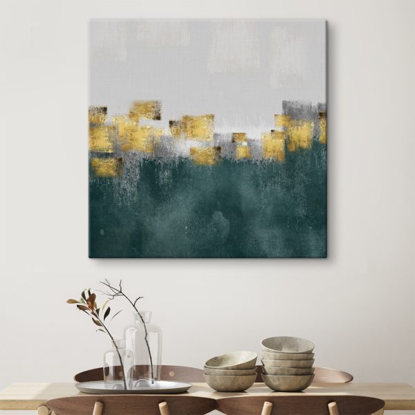 Painting of a city Painting of a city