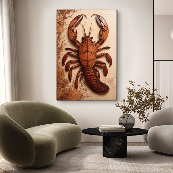 Lobster made out of wood Lobster made out of wood