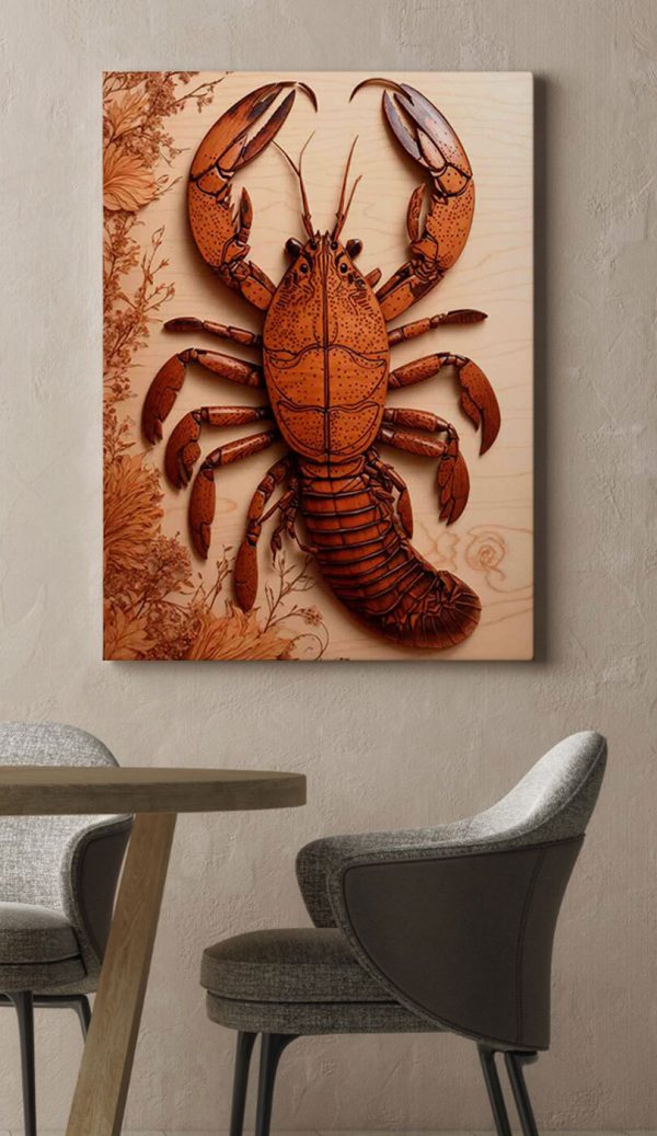 Lobster made out of wood Lobster made out of wood