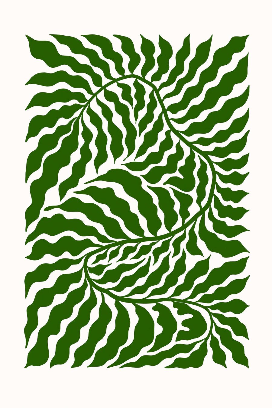 Green and white pattern Green and white pattern