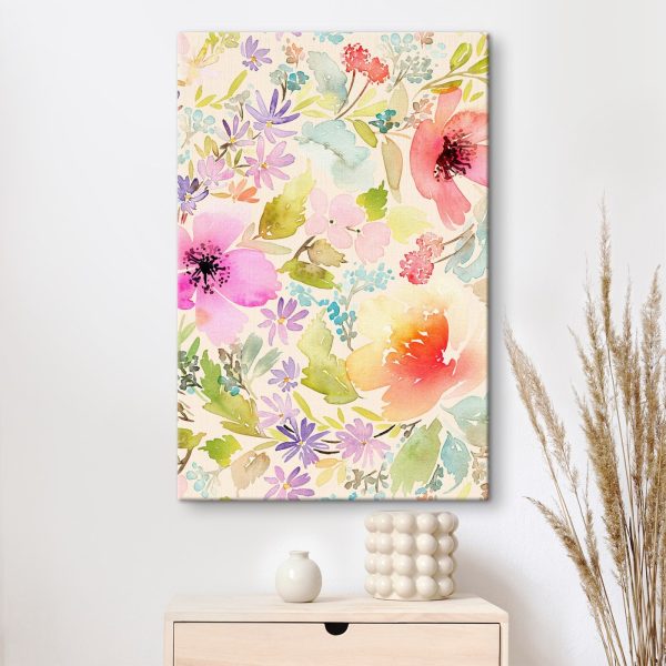 Watercolor painting of flowers Watercolor painting of flowers