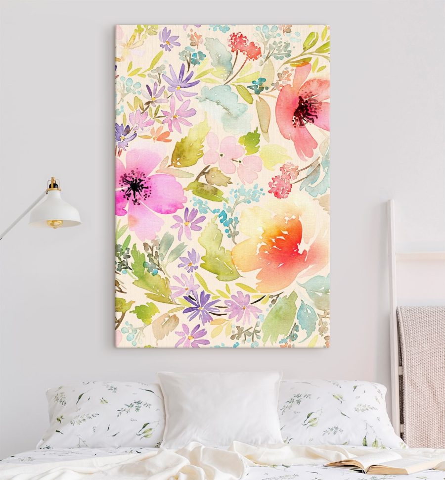Watercolor painting of flowers Watercolor painting of flowers