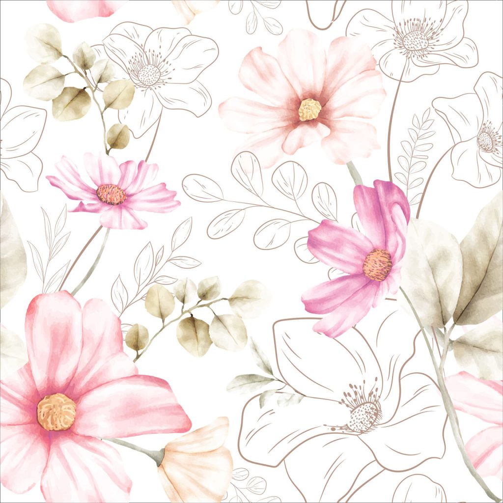 Soft Pastels in Floral Harmony Soft Pastels in Floral Harmony