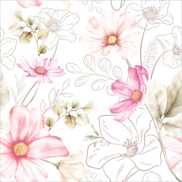 Soft Pastels in Floral Harmony Soft Pastels in Floral Harmony