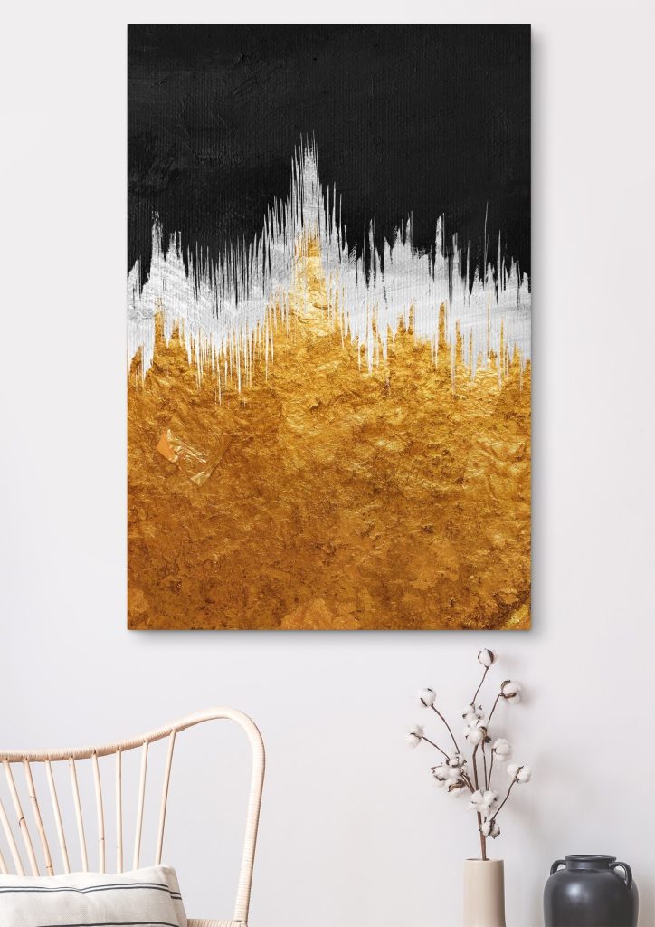 Contrast of Ebony and Topaz