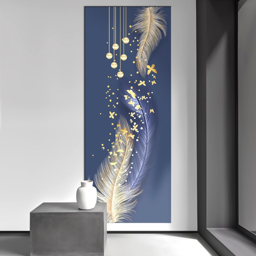 Elegant orbs amidst feather's caress Elegant orbs amidst feather's caress