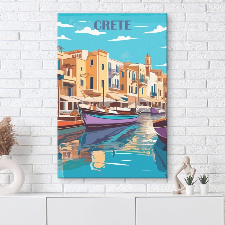 Boats in a canal with buildings in the background Boats in a canal with buildings in the background