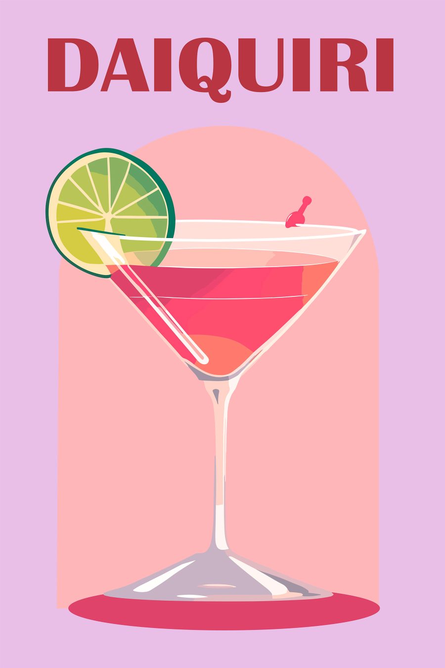 Glass with a drink and a slice of lime Glass with a drink and a slice of lime