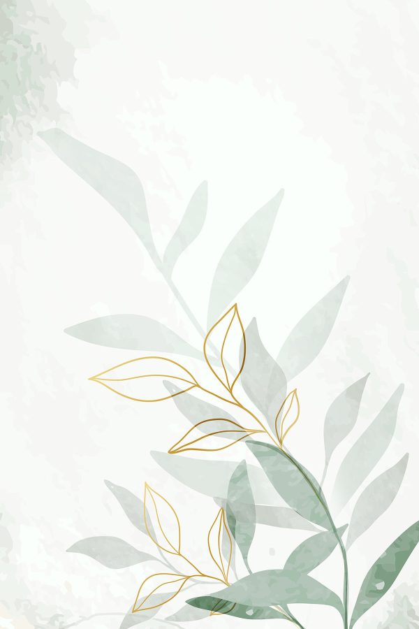 Elegant Leaves in Soft Tones Elegant Leaves in Soft Tones